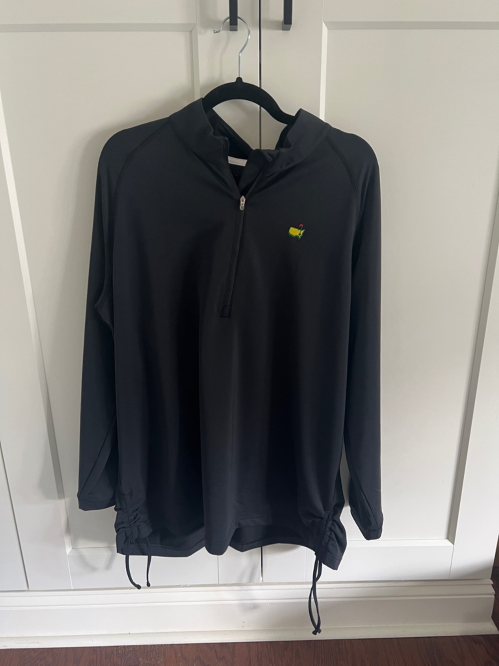 Magnolia Lane Masters quarter zip with ruched sides